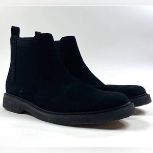 Clarks Clarkdale Easy Black Suede Leather Mens 12 Chelsea Boots Comfort 26173533